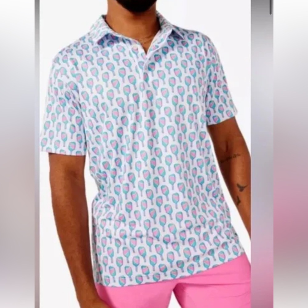 Chubbies Performance Polo Pickleball Print